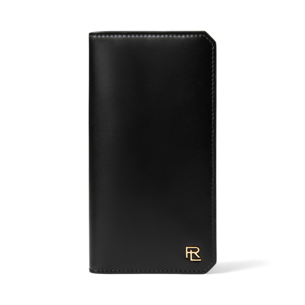 RL Box Calfskin Vertical Wallet Ralph Lauren Collection 1