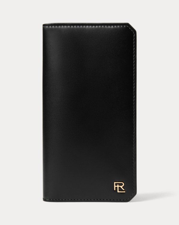 RL Box Calfskin Vertical Wallet