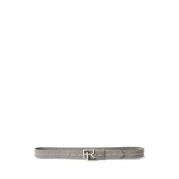 RL Pinstripe Wool Belt