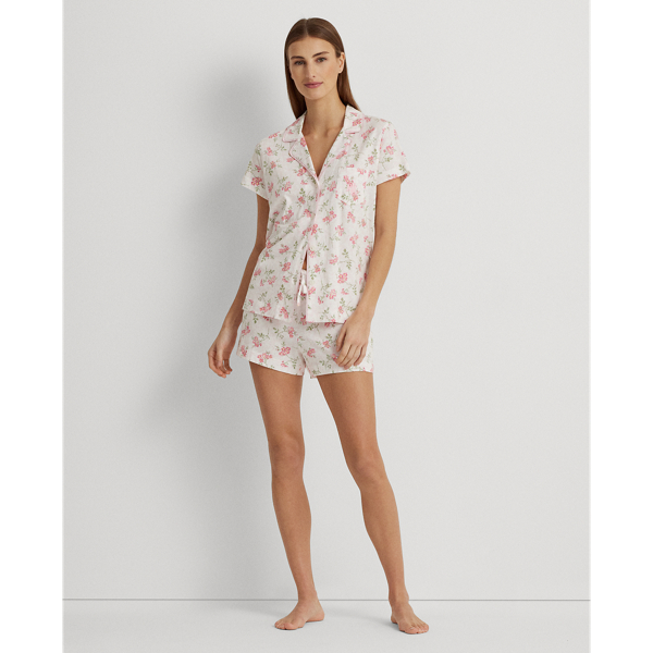 Floral Jersey Boxer Sleep Set
