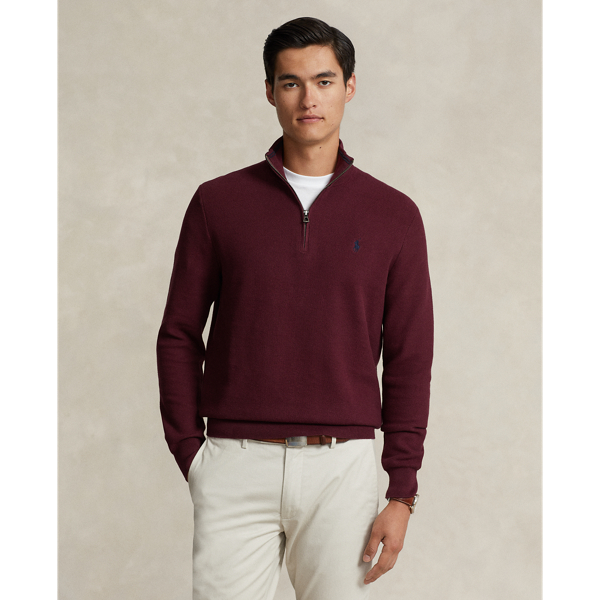 Burgundy ralph sales lauren jumper