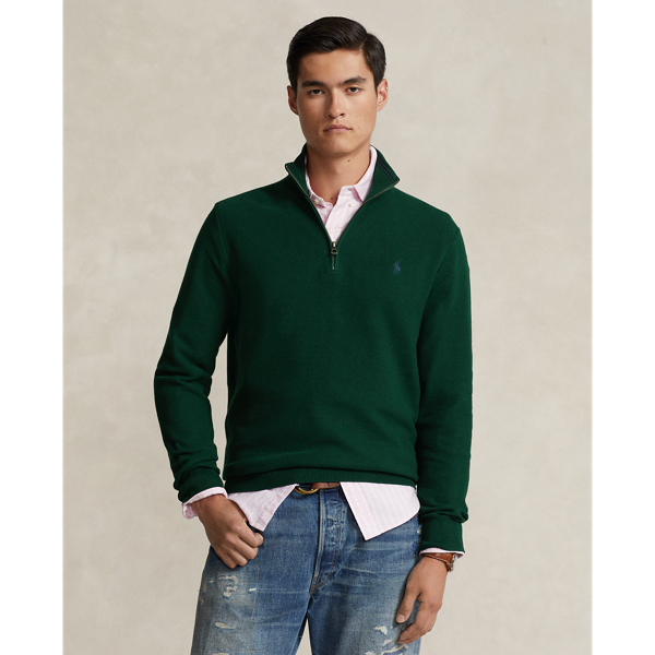 Polo quarter hotsell zip sweater