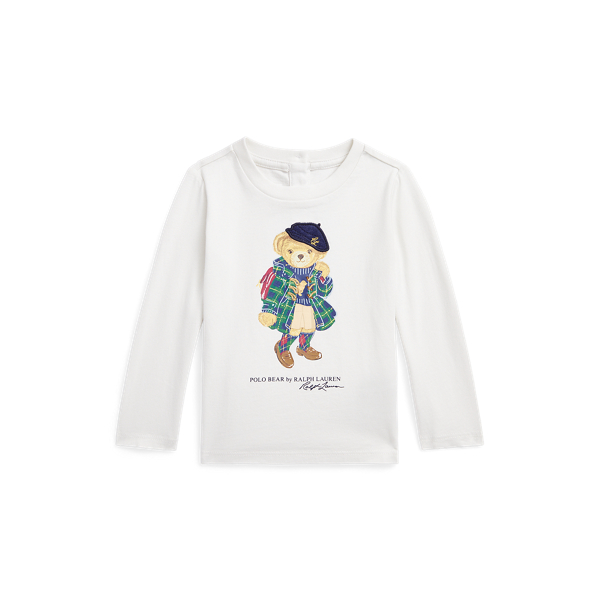 T-shirt Polo Bear manches longues coton