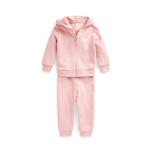 Fleece Full-Zip Hoodie and Trouser Set