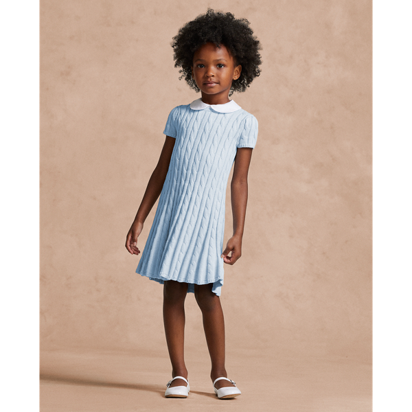 Cable-Knit Cotton Jumper Dress