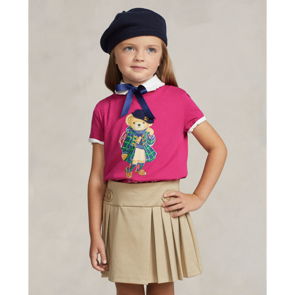 T-shirt Polo Bear jersey de coton