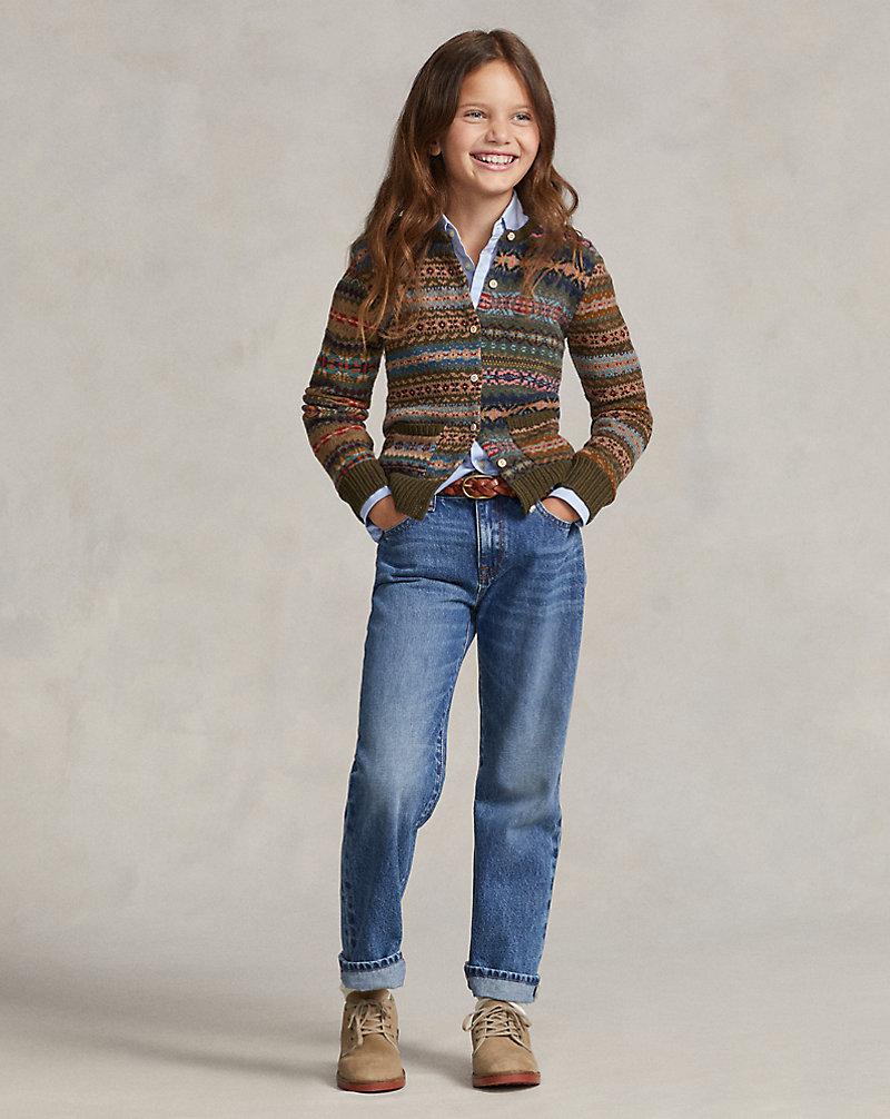 High-Rise Straight Fit Jean GIRLS 7–14 YEARS 1