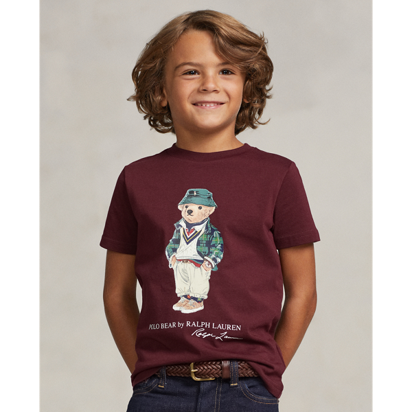 T-shirt de malha com Polo Bear