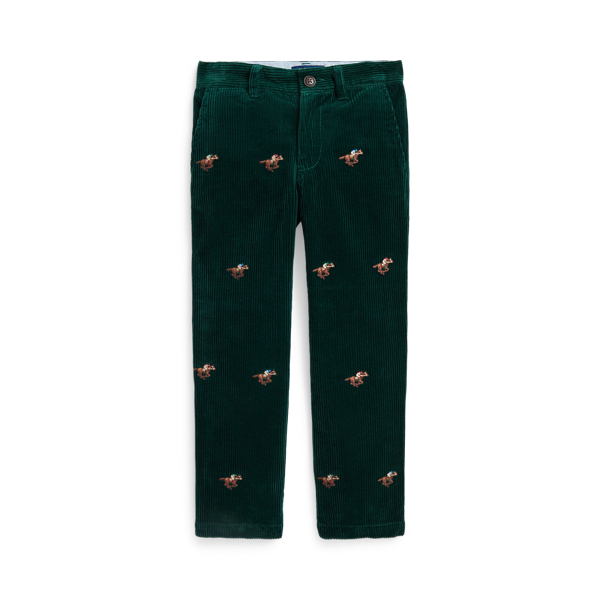 Equestrian-Embroidery Corduroy Trouser for Children | Ralph Lauren® NL
