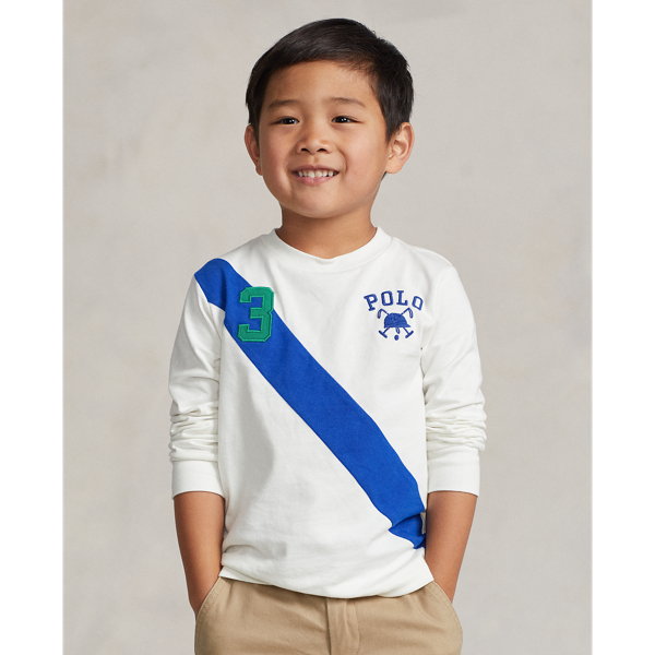 Logo Cotton Jersey Long-Sleeve Tee