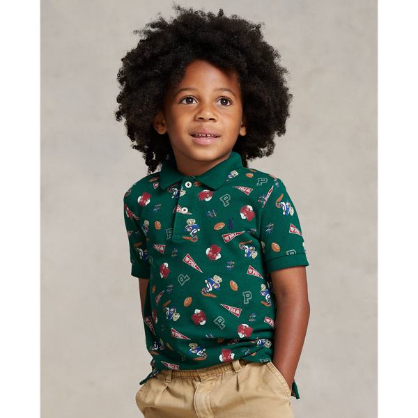 Polo Football Polo Bear en coton