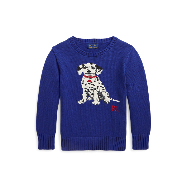 Camisola de malha intarsia Dalmatian