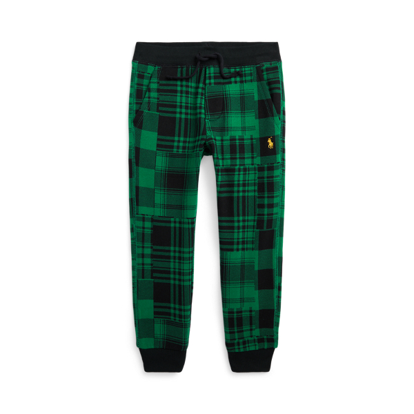 Polo ralph lauren best sale patchwork fleece jogger