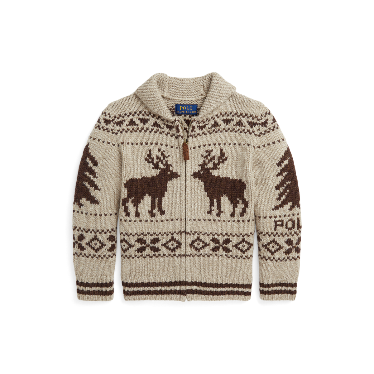 Polo reindeer sweater sale