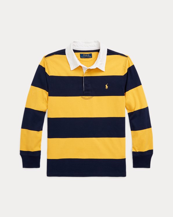 Striped Cotton Jersey Rugby Shirt