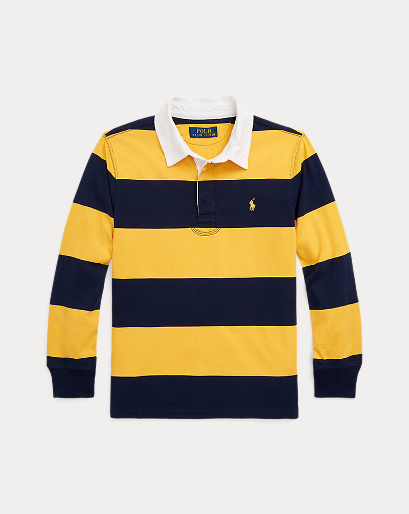 Striped Cotton Jersey Rugby Shirt Boys 8-18 1