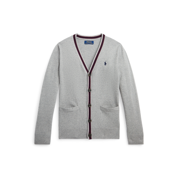 Boys v neck cardigan sale