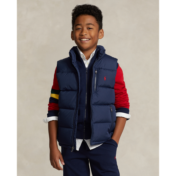 Water-Repellent Down Gilet BOYS 6–14 YEARS 1