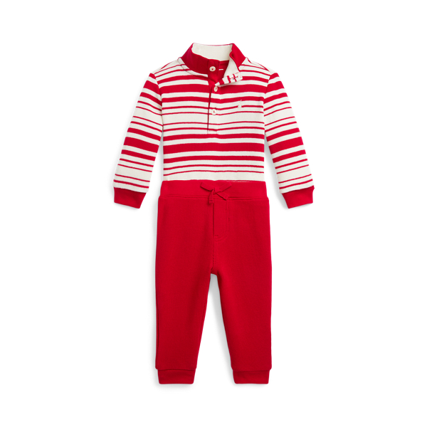 Polo Ralph Lauren Striped Cotton Pullover & Pant Set