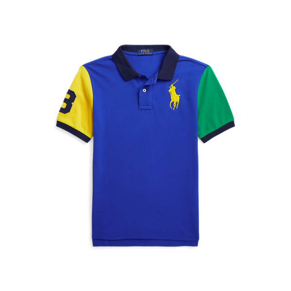 Big Pony Cotton Mesh Polo Shirt Boys 8-18 1