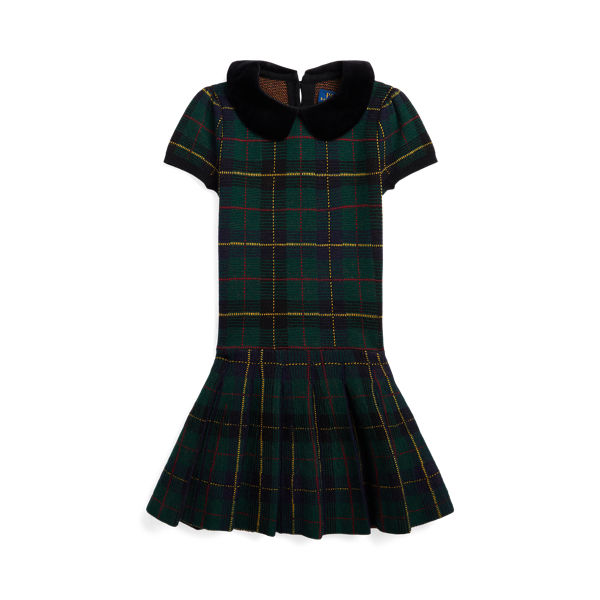 Polo Ralph Lauren Plaid Wool Sweater Dress