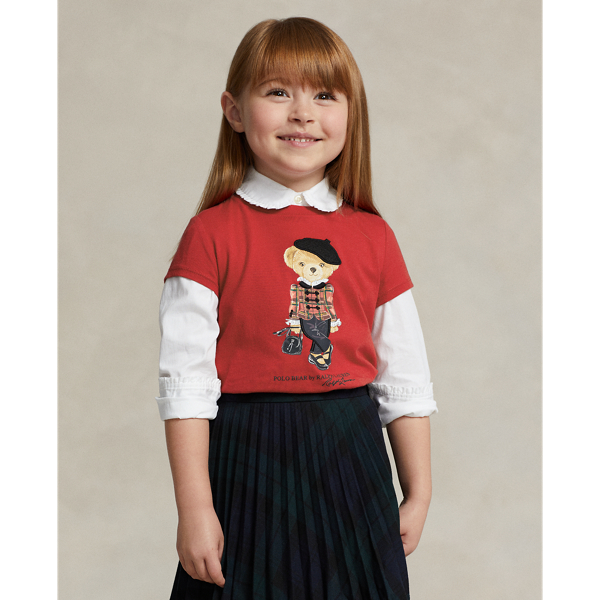 T-shirt Polo Bear jersey de coton