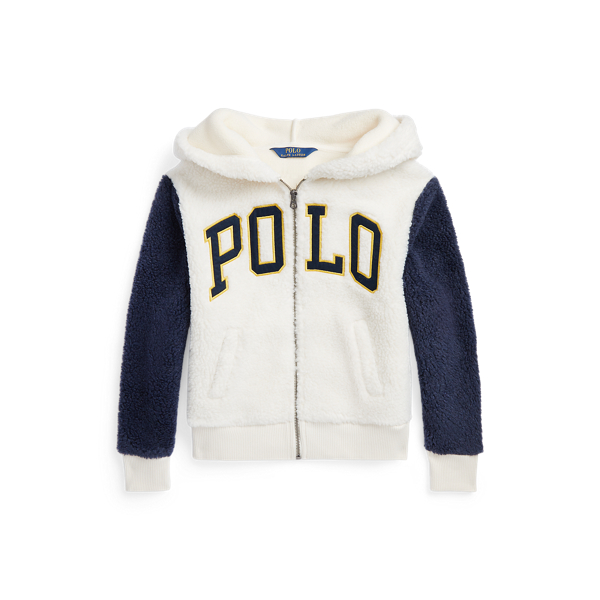 Andrew Marc Men's Printed Teddy Fleece 1/4 Zip Hoodie - Soft Plush Pullover Sweatshirt