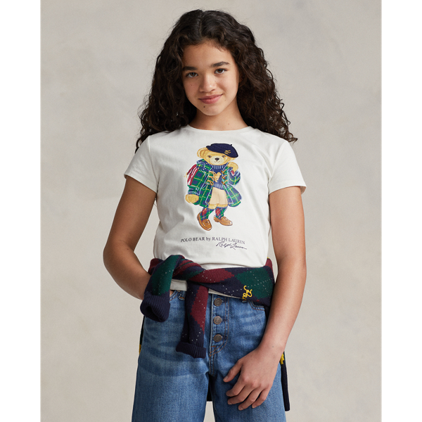 T-shirt Polo Bear jersey de coton
