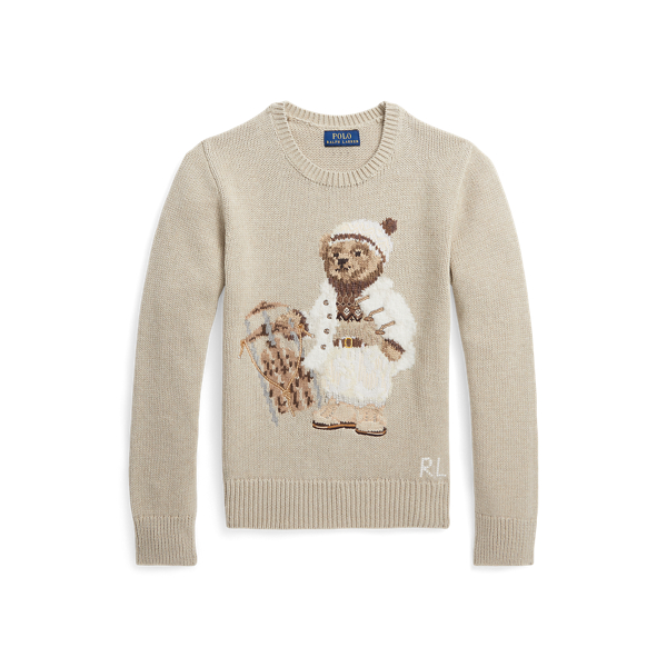 Ralph lauren sweaters with teddy bear clearance