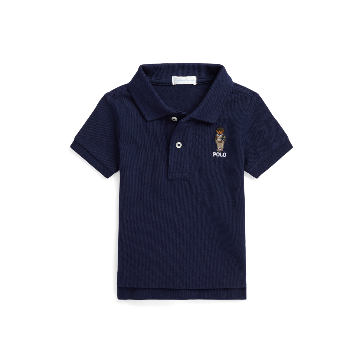 Polo Bear Cotton Mesh Polo Shirt | Ralph Lauren