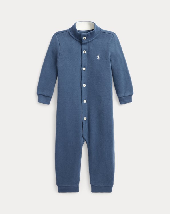 French-Rib Cotton Coverall