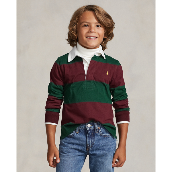Chemise de rugby jersey coton rayé