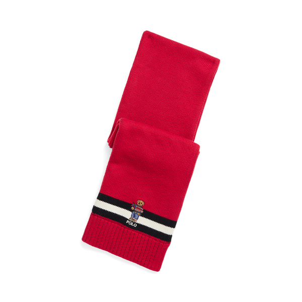 Polo Bear Cotton Scarf