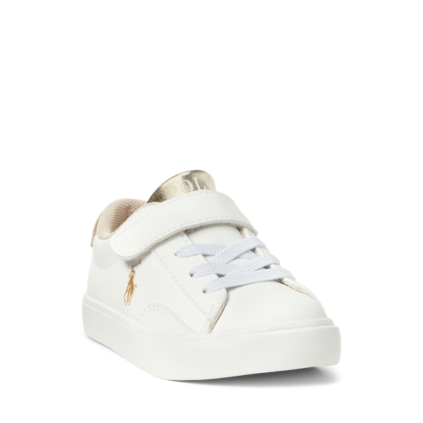 Theron V Faux-Leather Low-Top EZ Trainer