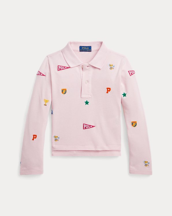 Collegiate-Icon Mesh Polo Shirt