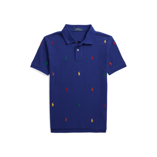 Polo Pony Cotton Mesh Polo Shirt BOYS 6–14 YEARS 1