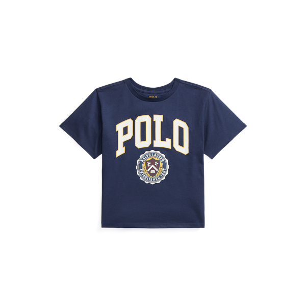 T-shirt à écusson en jersey de coton