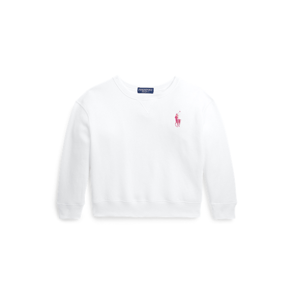 Pink Pony Fleece Sweatshirt for Girls Ralph Lauren QA