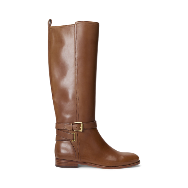 Ralph lauren maribella leather boot outlet