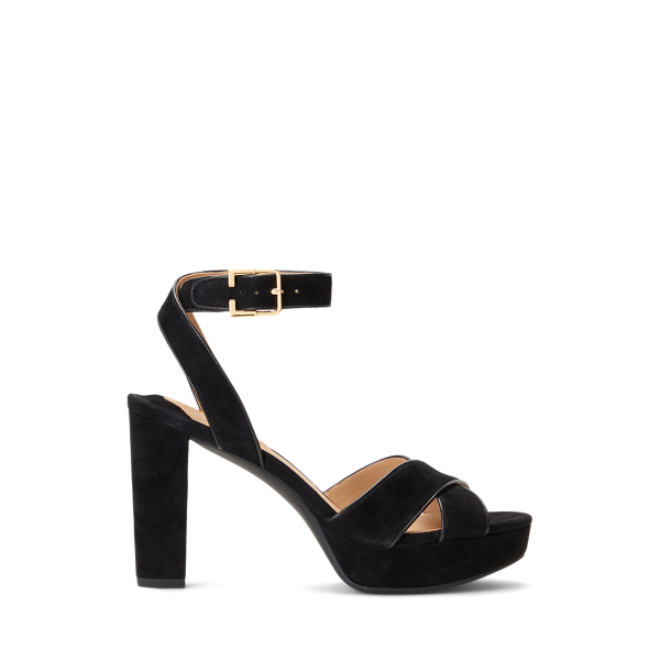 Sasha Suede Platform Sandal for Women | Ralph Lauren® UK