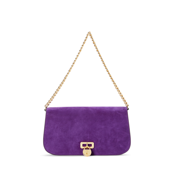 Suede Medium Tanner Shoulder Bag