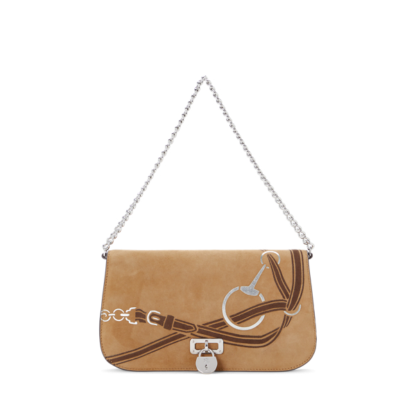 Suede Medium Tanner Shoulder Bag