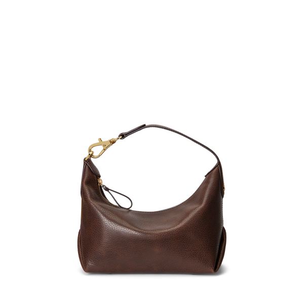 Waxed Leather Small Kassie Shoulder Bag