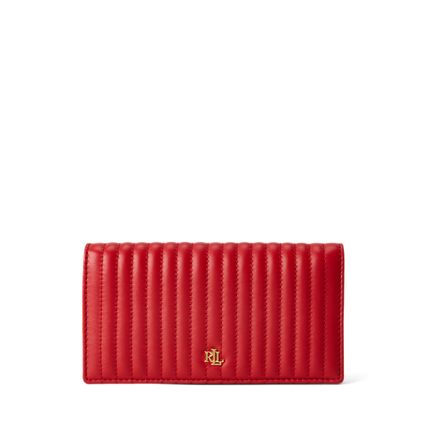 Quilted Nappa Leather Slim Wallet