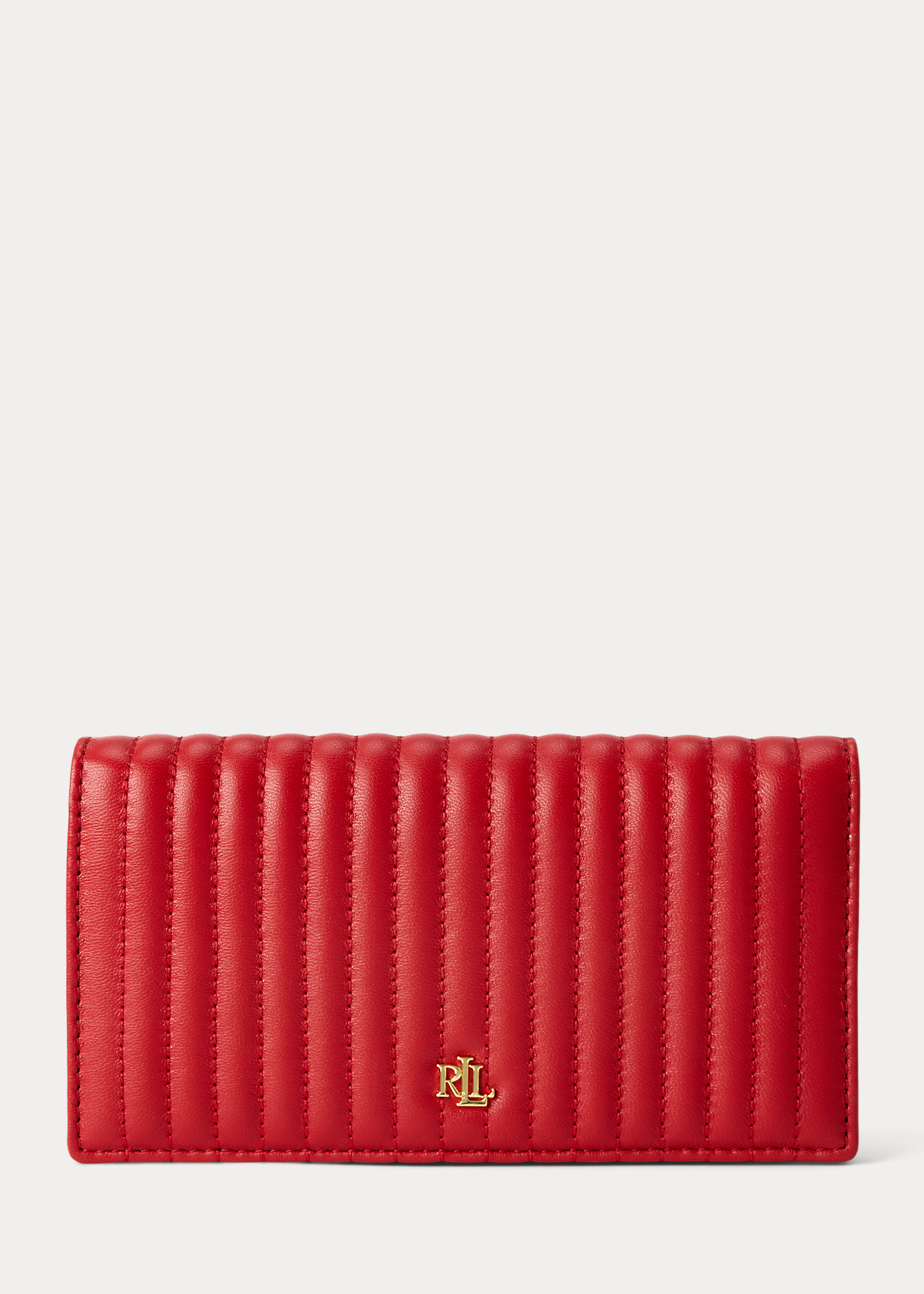 Quilted Nappa Leather Slim Wallet