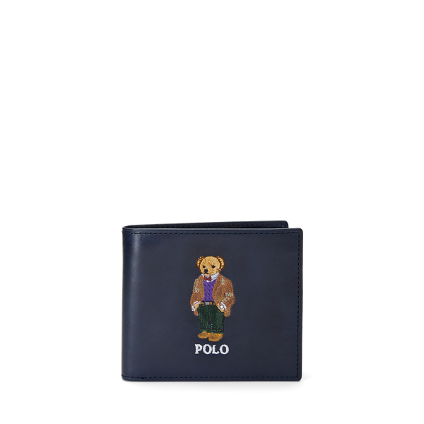 Polo Ralph Lauren Men's Coin Purse Billfold Wallet - Newport Navy