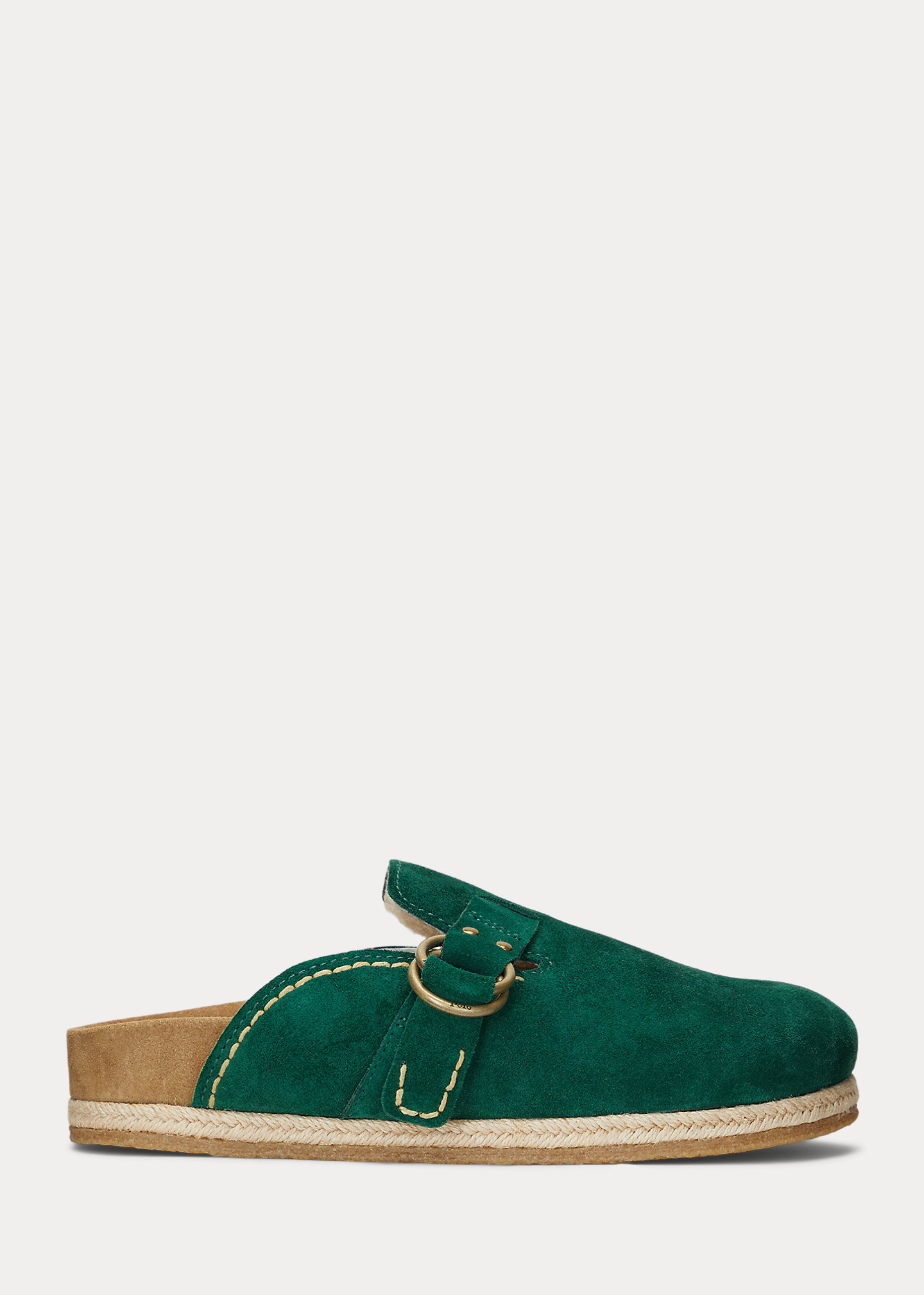 Turbach Shearling-Lined Suede Clog