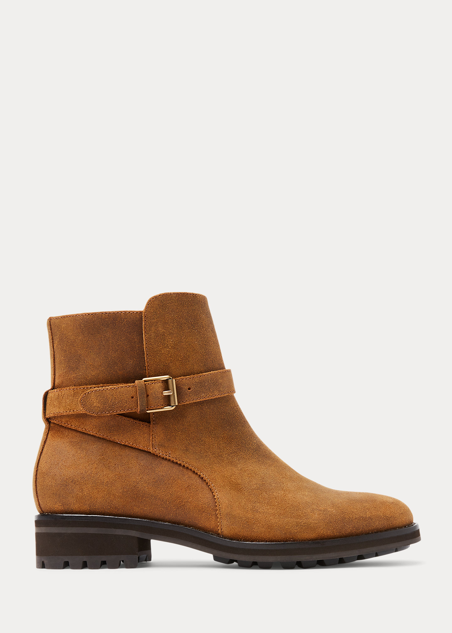 Bryson Waxed Suede Buckled Boot