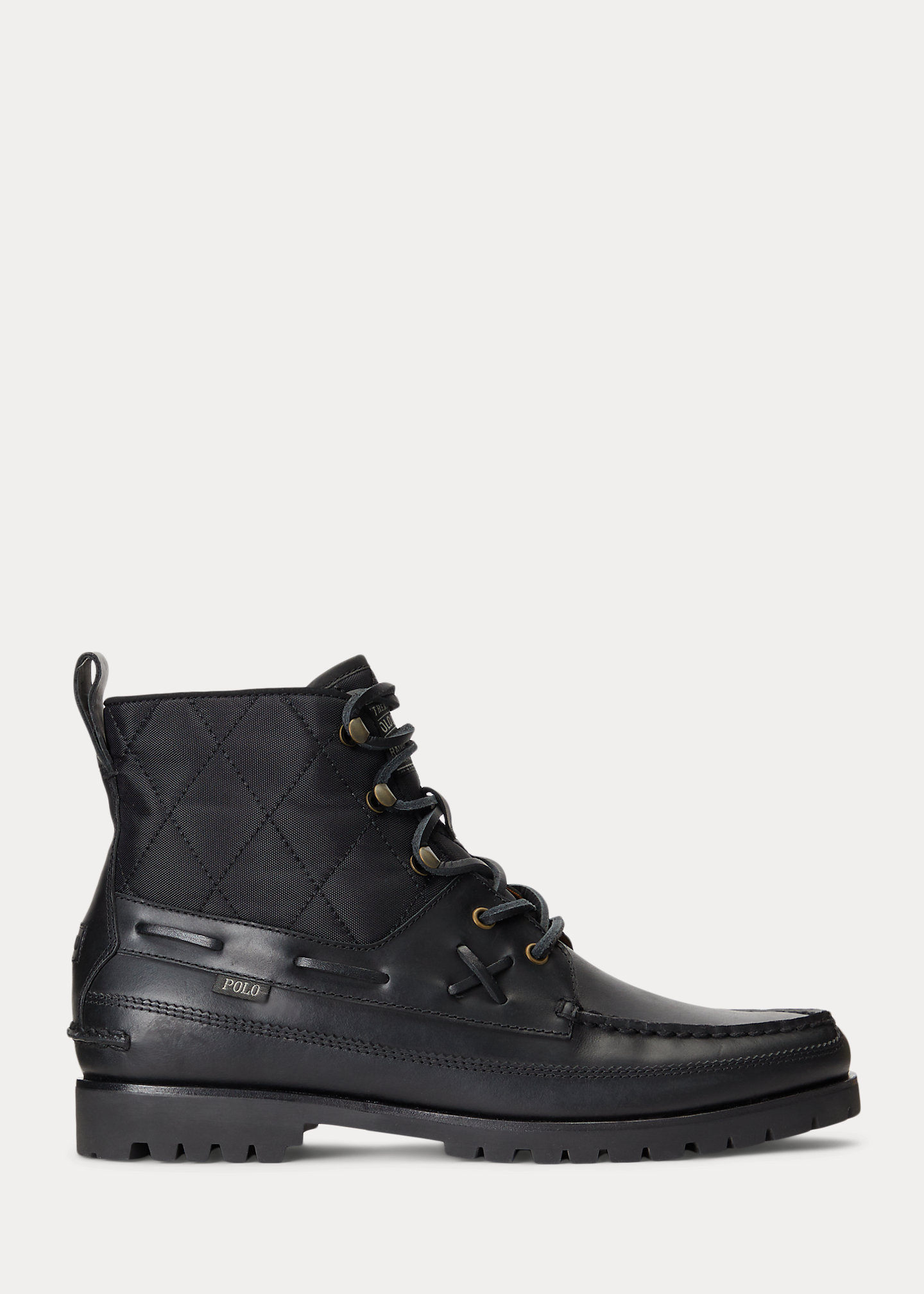 Ranger Mid Leather & Quilted Canvas Boot