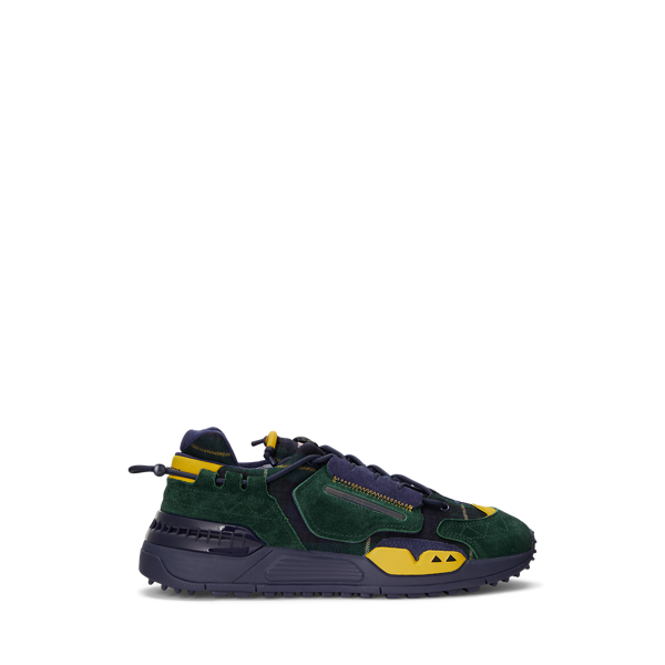 PS200 Suede & Plaid Twill Sneaker